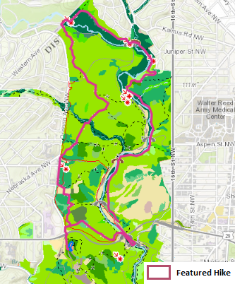 Map of Northern Circuit Hike